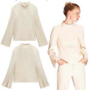 Zara Mock Neck Pullover